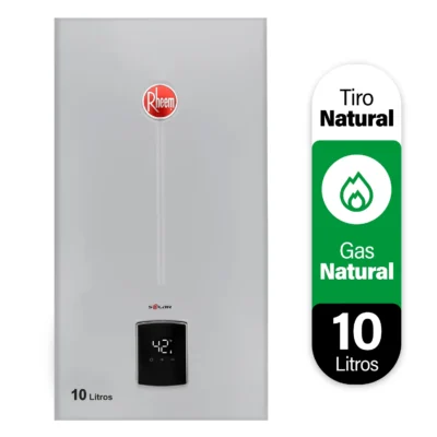 Calefont Rheem 10 litros tiro natural GN - Etiqueta