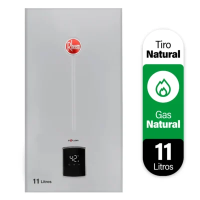 Calefont Rheem 11 litros tiro natural GN - Etiqueta