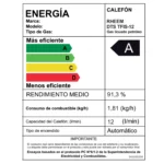 Calefont Rheem 12 Litros Gas Licuado Tiro Forzado