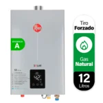 Calefont Rheem 12 Litros Gas Natural Tiro Forzado