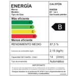 Calefont Rheem 14 Litros Gas Licuado Tiro Natural
