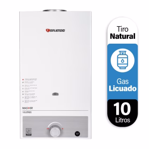 Calefont Splendid Master 10 Litros Gas Licuado Tiro Natural