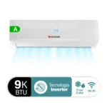 Aire Acondicionado Splendid Split Muro Inverter Silver Ions 9000 BTU