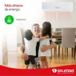 Aire Acondicionado Splendid Split Muro Inverter Silver Ions 9000 BTU