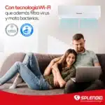 Aire Acondicionado Splendid Split Muro Inverter Silver Ions 9000 BTU