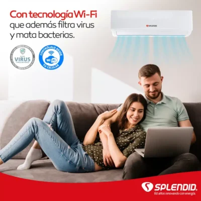 Aire Acondicionado Splendid Split Muro Inverter - WIFI