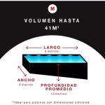 Bomba de calor Piscinas Full Inverter Crosswind 41m3 9,8kW Rheem