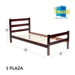 Cama de madera Lanin 1 Plaza