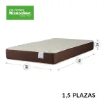 Colchón con resortes Ignifugo M-500 – 1,5 Plazas