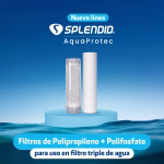 Repuestos filtros polipropileno y polifosfato para Filtro Triple Splendid AquaProtec