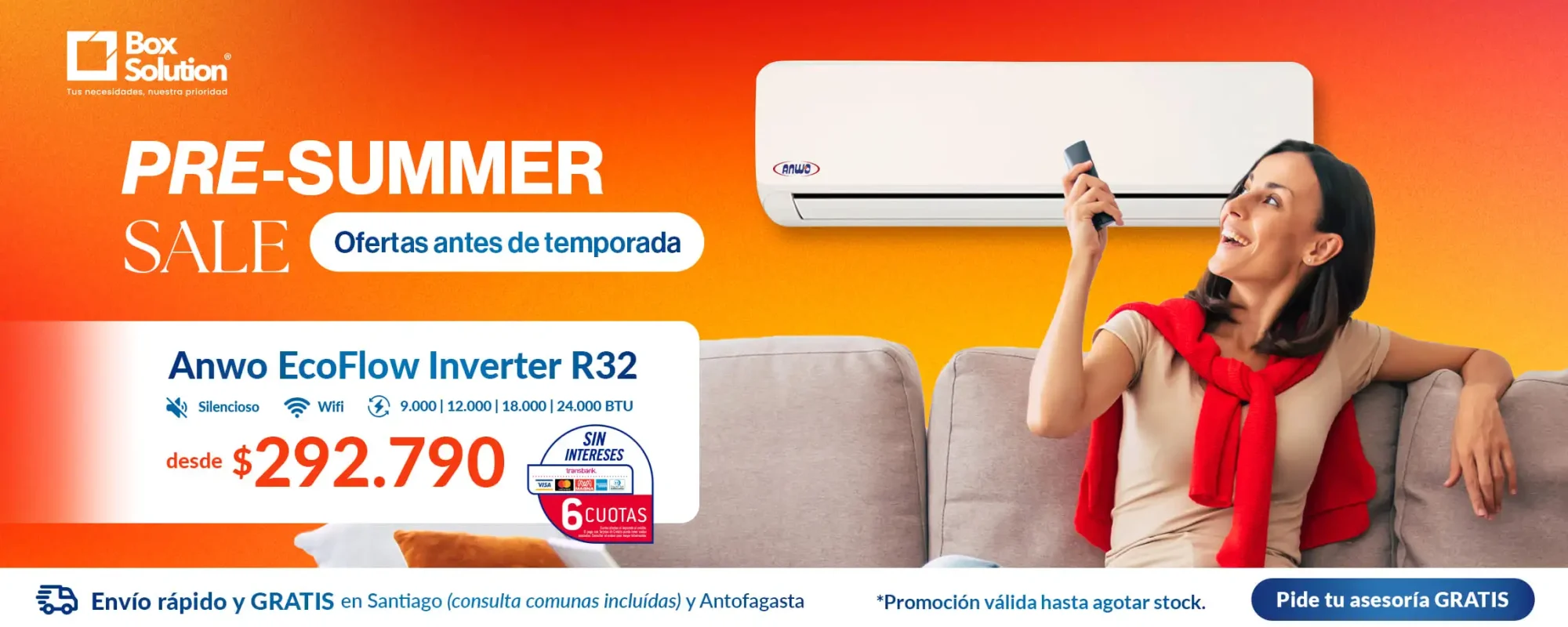 banner presale aires acondicionados